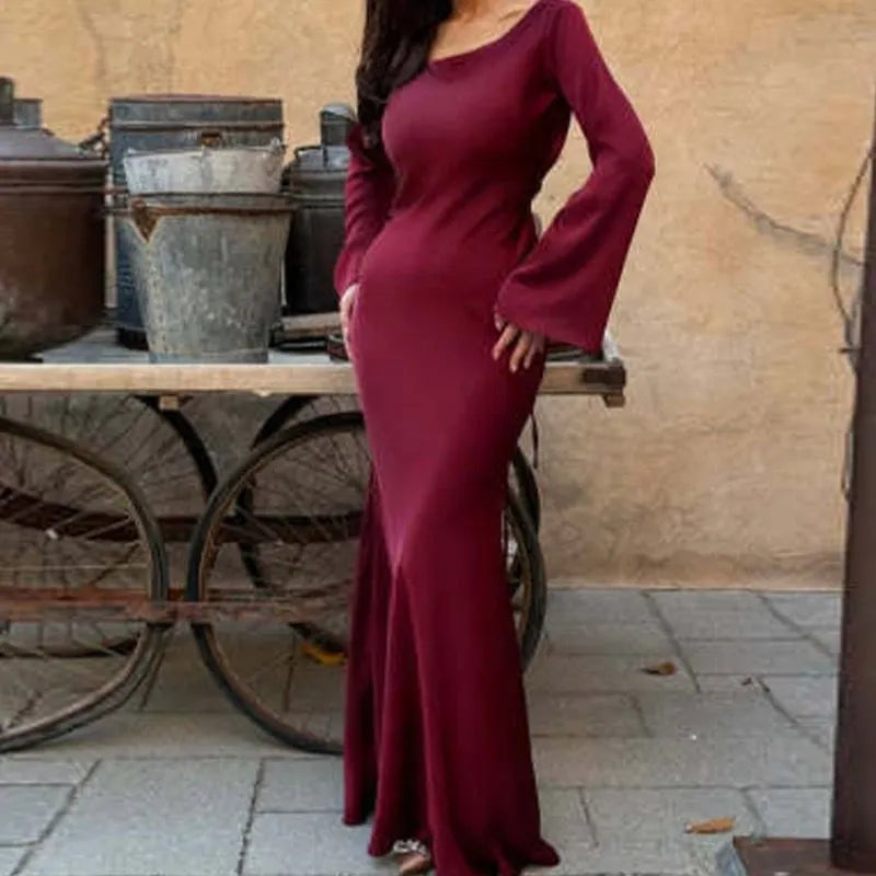Comfy Long Sleeve Glam Dress💃
