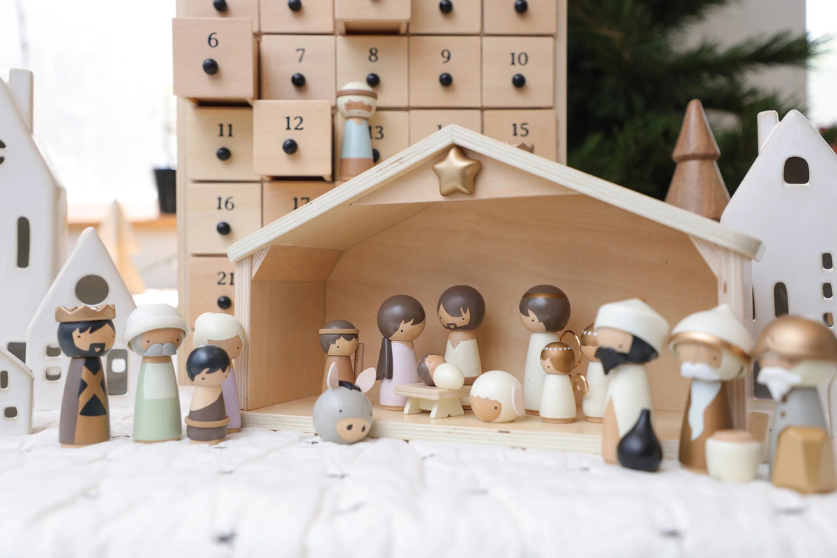 🎉🙏Jesus's Fans Get 49% OFF- ✝️ The Rescuer – Nativity Advent Set