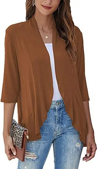 NEW🔥 Women's Casual Lightweight Open Front Cardigans