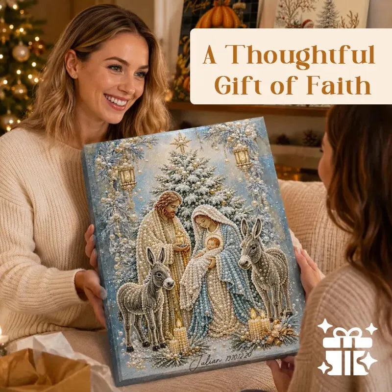 🎉🌟 Nativity Scene Diamond Painting Kit