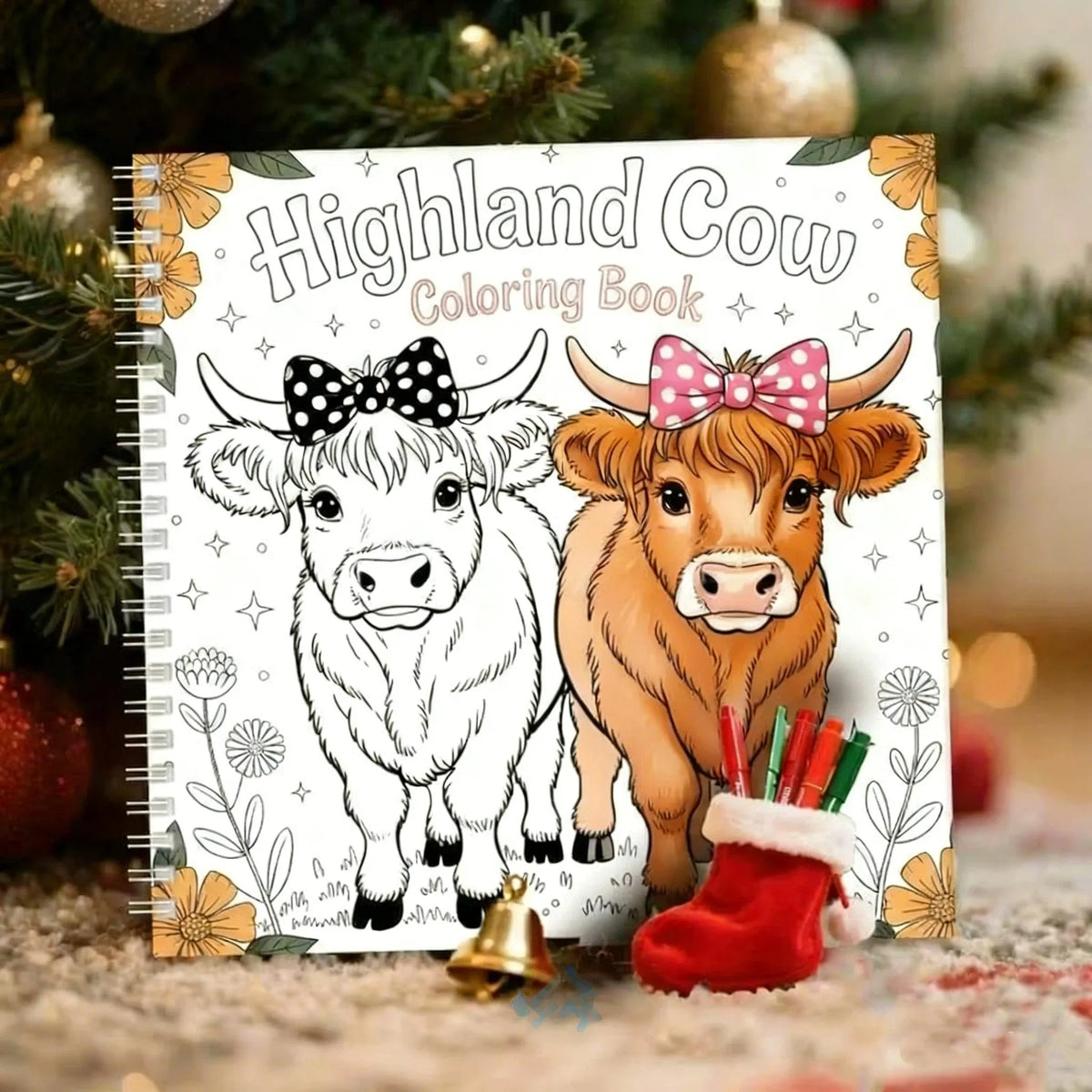 🔥Last Day 49% Off🐮Highland Cow Coloring Book