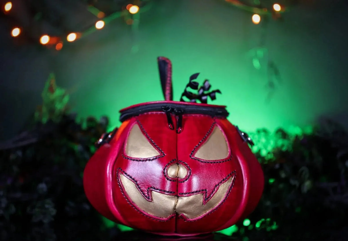 🔥Last Day 49% OFF - 🎃The Great Purely handmade leather Pumpkin Bag(✨Same as in the video)