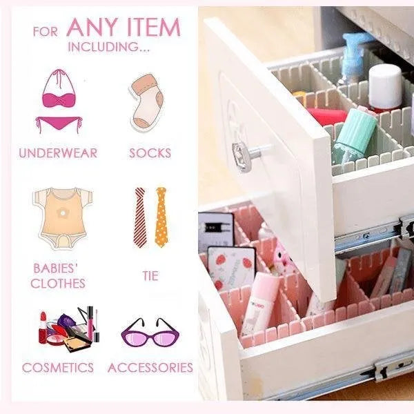 Adjustable DIY Drawer Dividers