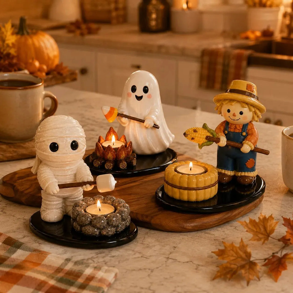 🎉🔥49% OFF💥Halloween Campfire Tealight Holder