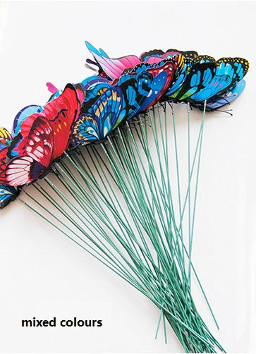 Fluttering Butterflies Garden Stake
