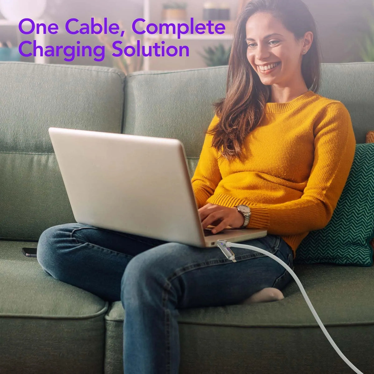 🔥 4-in-1 USB Charging Cable fast charging👍Buy 2 Free Shipping
