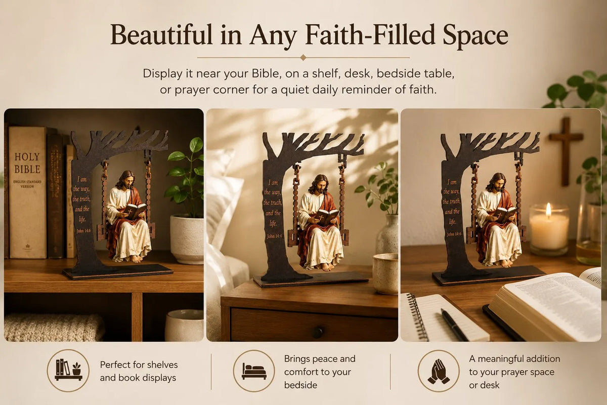 🎉49% OFF - ✝️📚Christian Jesus Swing Ornament