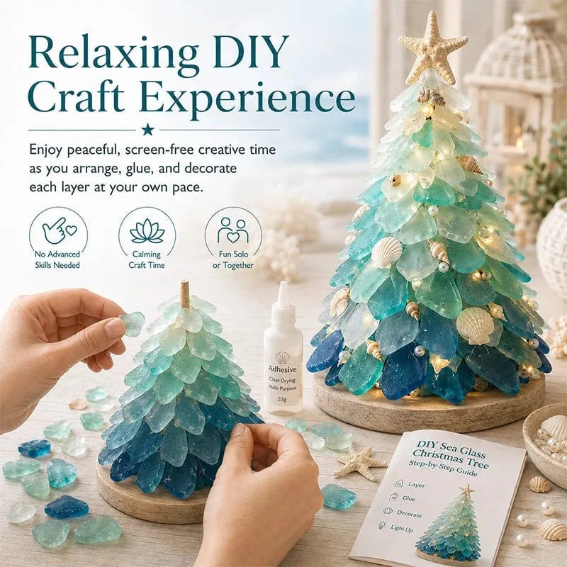 🎉 -DIY 3D Sea Glass Art Kit🌊✨