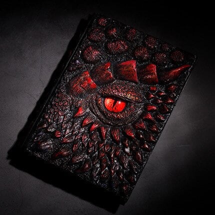 [Last Day 49% OFF]🐉GLORIOUS 3D DRAGON JOURNAL BOOK - HAND PAINTED