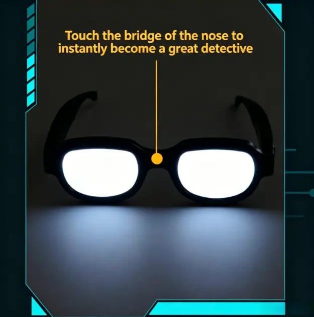 🔥HOT SALE🔥🌟 Futuristic LED Light-Up Party Eyewear 🕶️