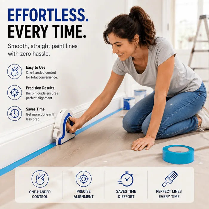 🔥HOT SALE🔥High-efficiency Painter Masking Tape Applicator