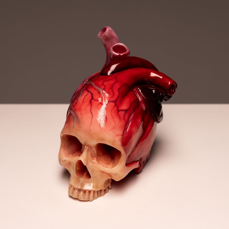 💀The Tell-Tale Heart Skull ❤️