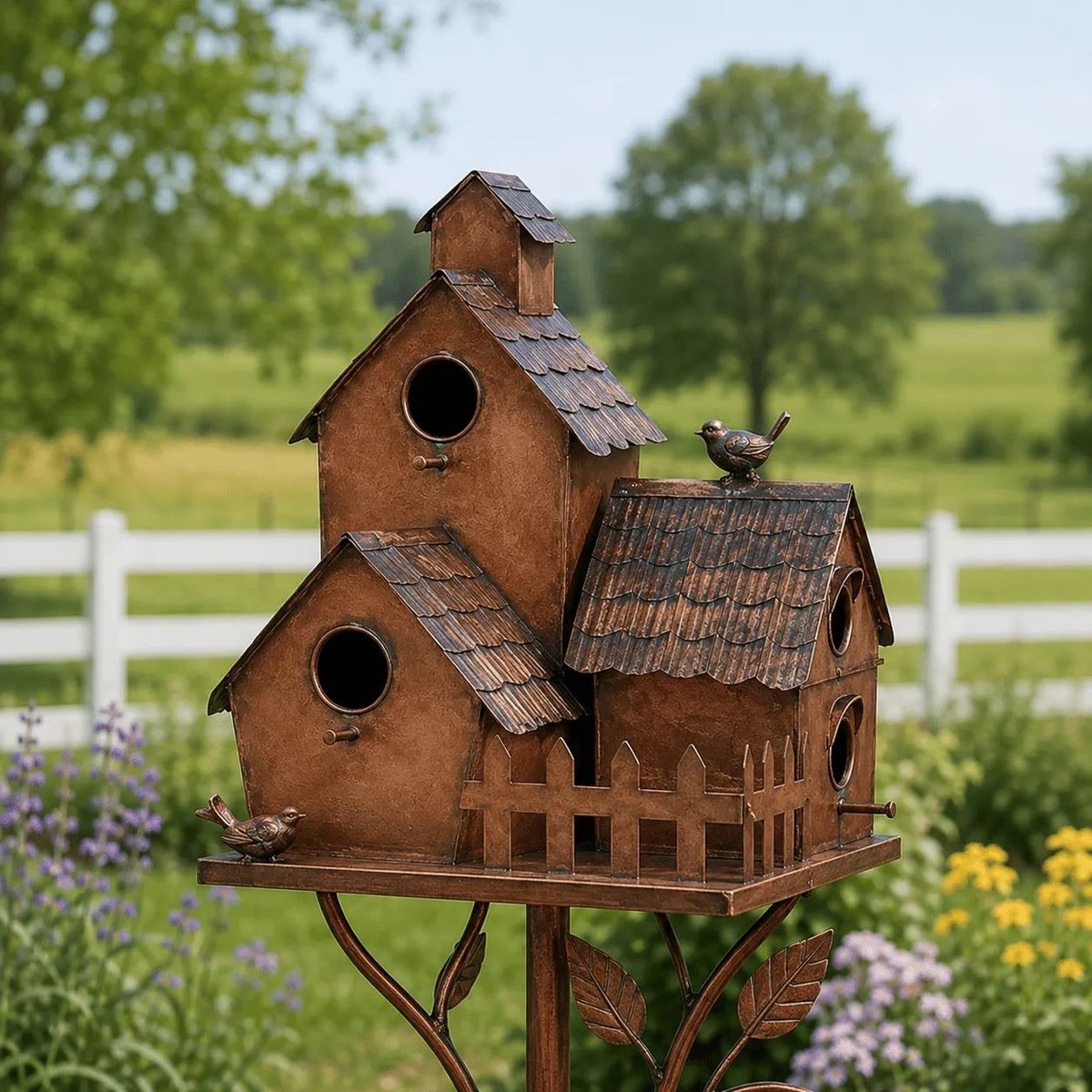 🔥HOT SALE🔥Iron Birdhouse❤🐎 (Handmade by Jordan Maynard®)