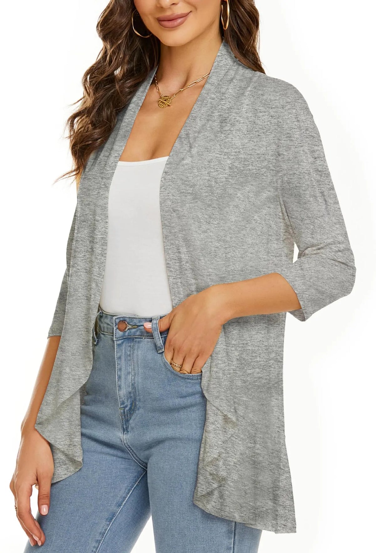 NEW🔥 Women's Casual Lightweight Open Front Cardigans