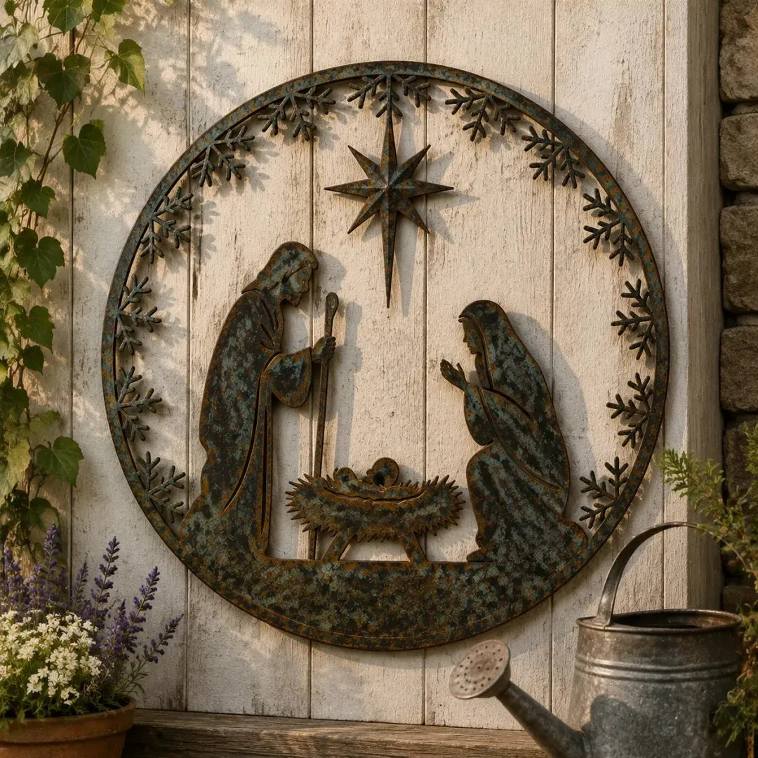 🎉✨Nativity Scene Christmas Wall Decor - A Beautiful Celebration of Faith, Hope & the True Meaning of Christmas