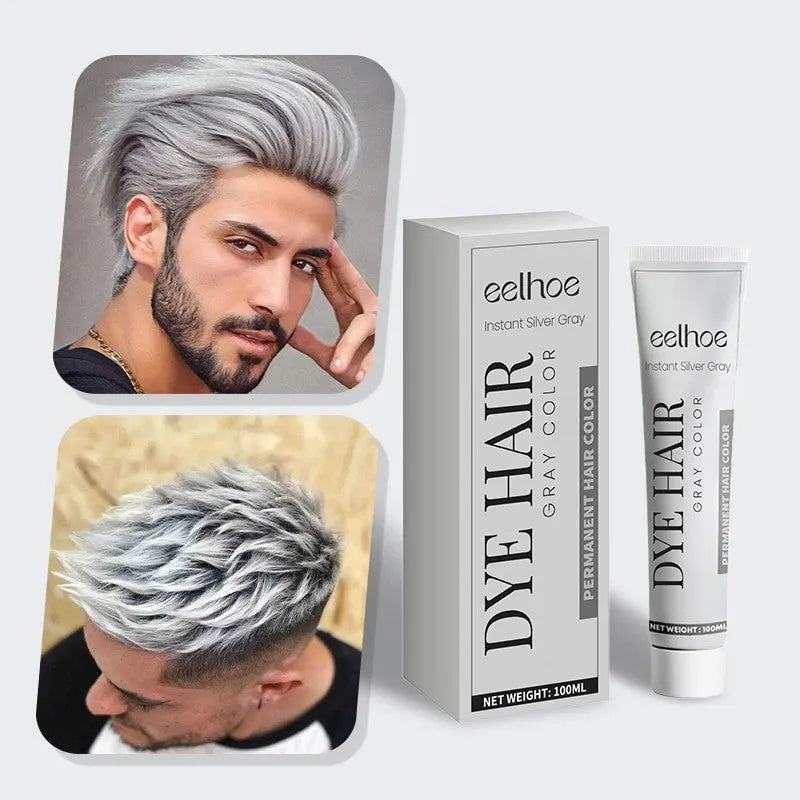 Long-Lasting Non-damaging Silver Gray Hair Cream
