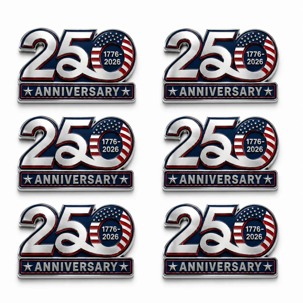 🎉2026 Hot Sale 65K+ ❤️ 250th Anniversary Car Emblem