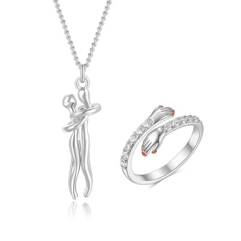 The Perfect Gift For Loved One - Hug Necklace (🎄BUY 2 ,SAVE $10 )