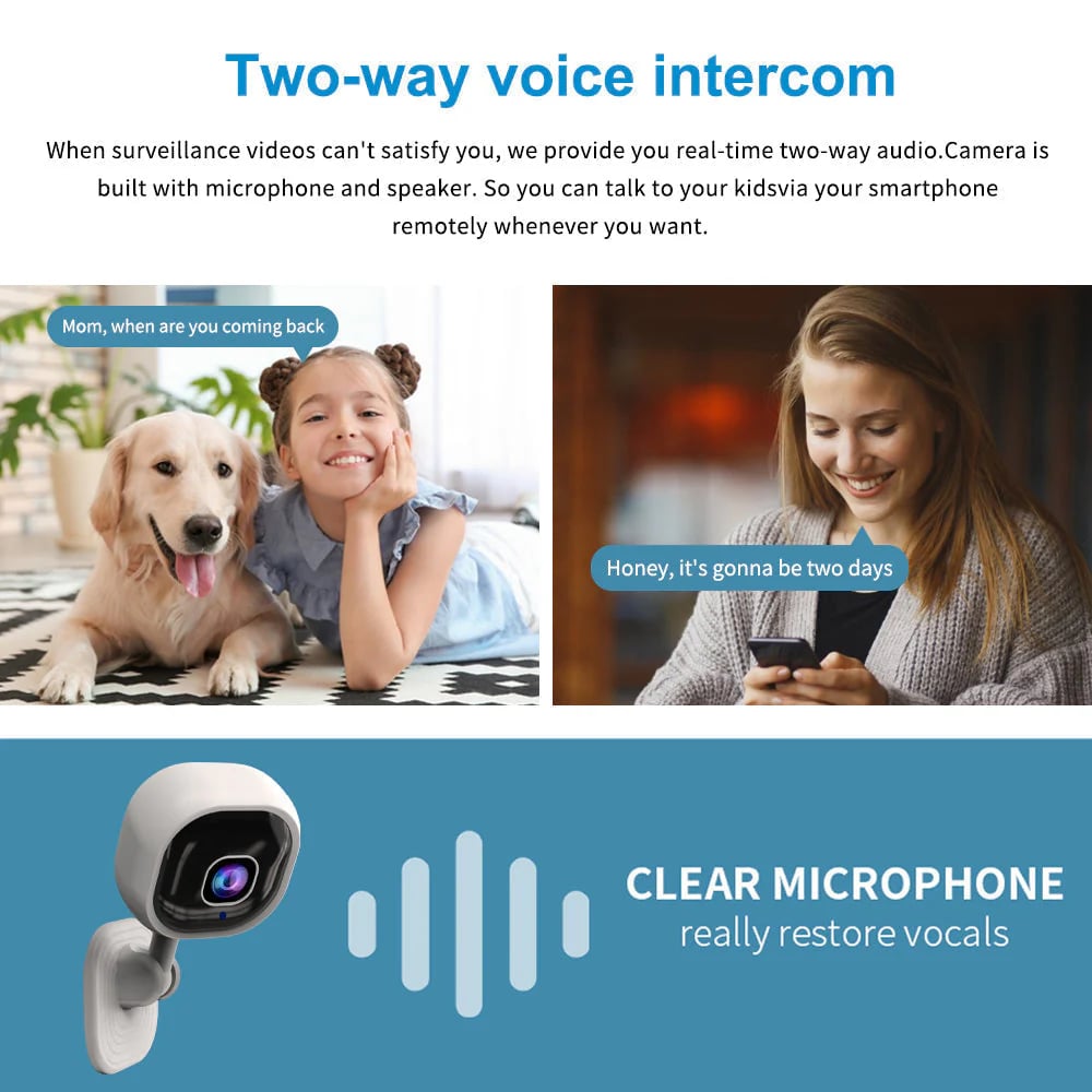 🥳2026 HOT SALE🥳💞50K+ SOLD!📹🔒 50% OFF! Wireless Smart HD Security Camera – 360° rotation, night vision & 2‐way audio. Keep an eye on your home, anytime! 🏠✨