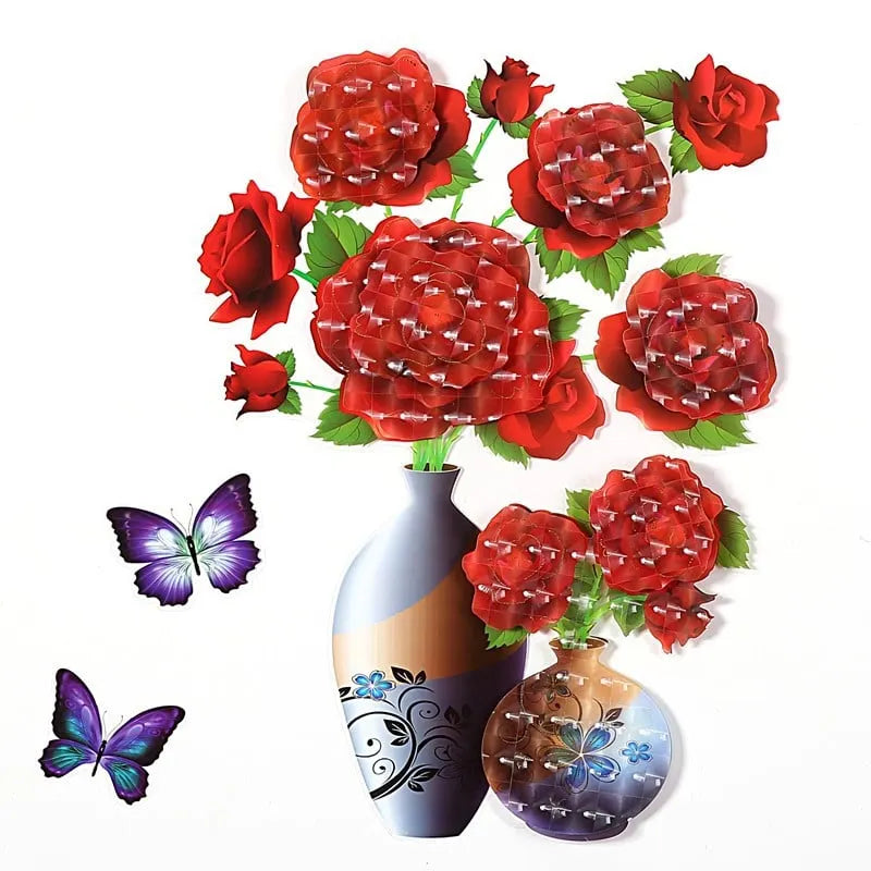 🔥LAST DAY 49% OFF🔥Best Gift For Holiday 3D Vase Sticker