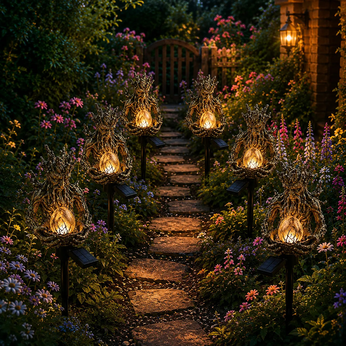 The Guardian of Light – Solar Tree Spirit Garden Lamp