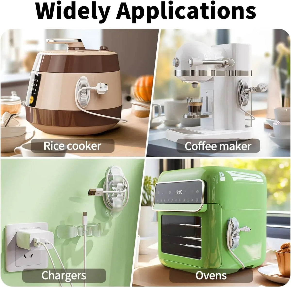 🔥HOT SALE🔥6-Pack Upgraded Appliance Cord Organizer