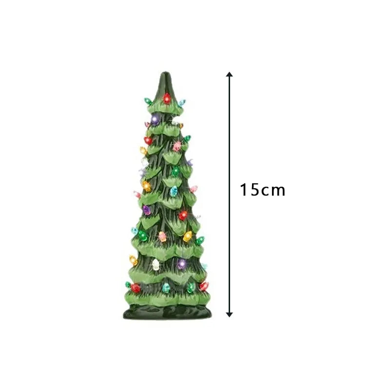 🎉🎄Retro Hand-Painted Tabletop Christmas Trees