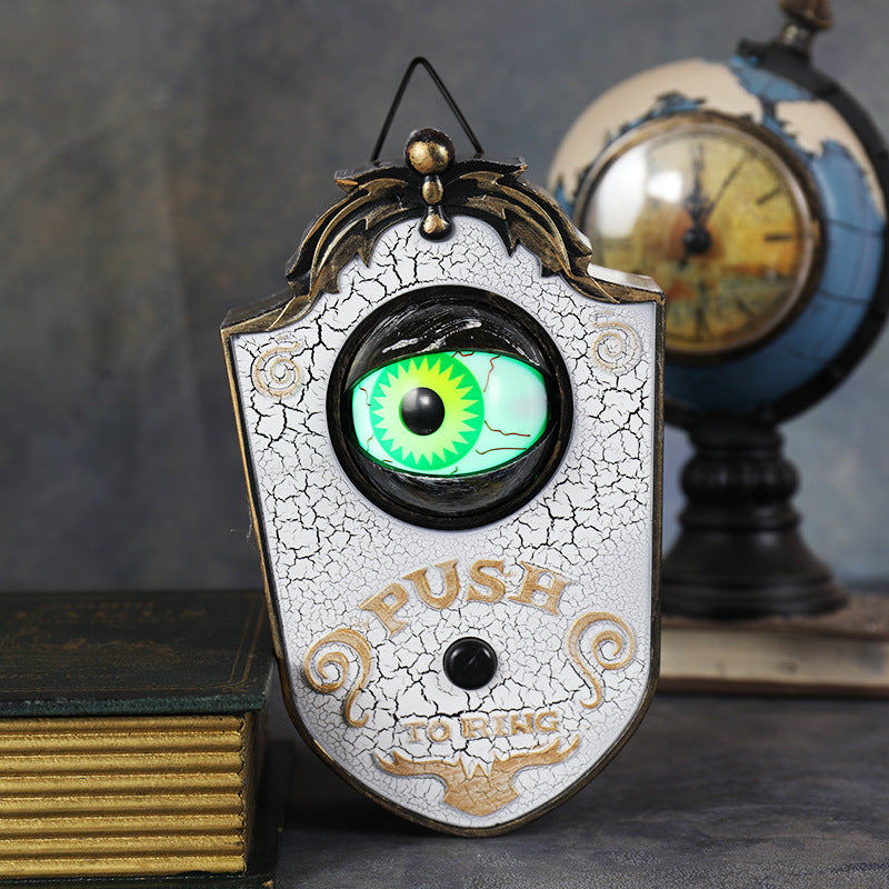 Halloween One-Eyed Doorbell Decoration