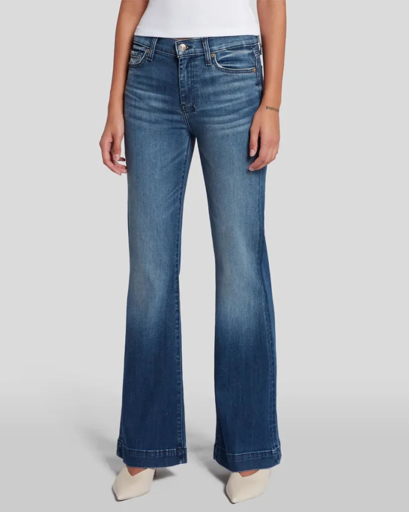 Stretchy Mid Rise Flare Jeans (Buy 2 Free Shipping)