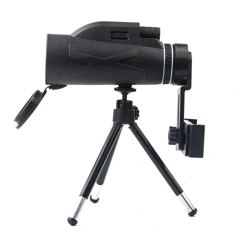 🎉Hot Sale🎉80x100 Monocular Telescope with Smartphone Adapter & Tripod