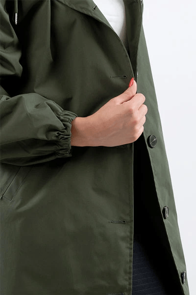 Waterproof  Oversized Hooded Windbreaker Rain Jacket