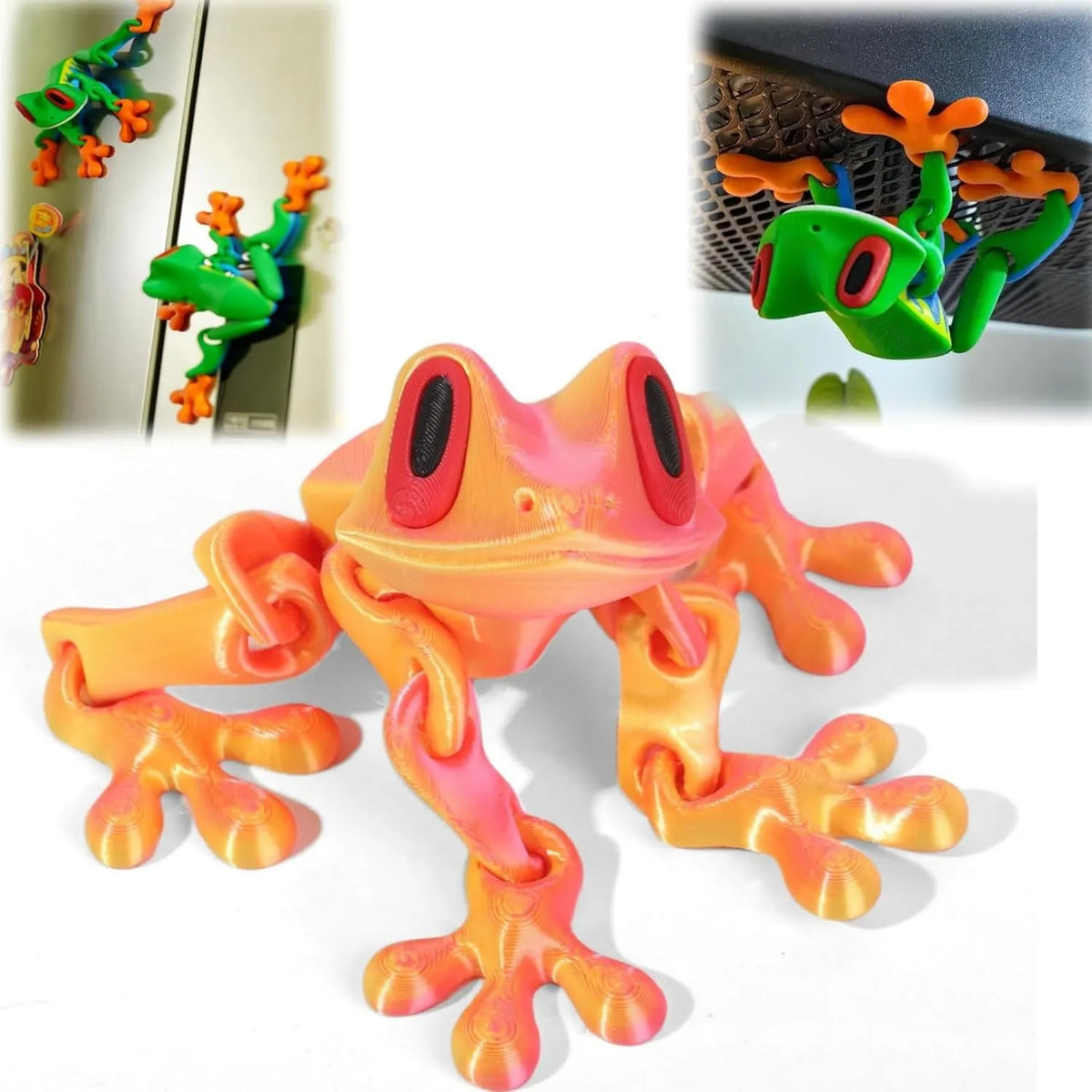 🔥HOT SALE🔥Limited Time 49% Off✨3D Printed Magnet Frog Toy