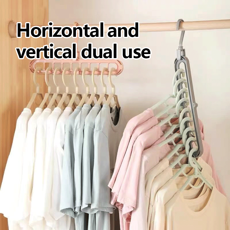 New Year Hot Sale -Porous Rotating Magic Clothes Hanger
