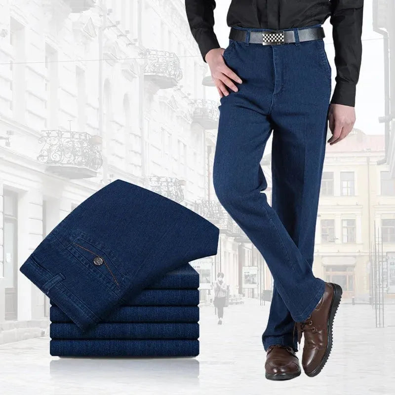 Men's High Waist Straight Cut Jeans (Buy 2 pieces for free shipping)