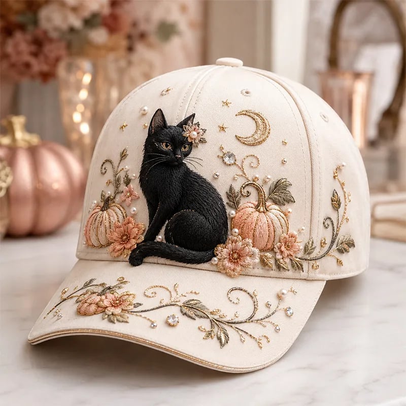 🧙‍♀️✨3D Halloween Embroidery Cap