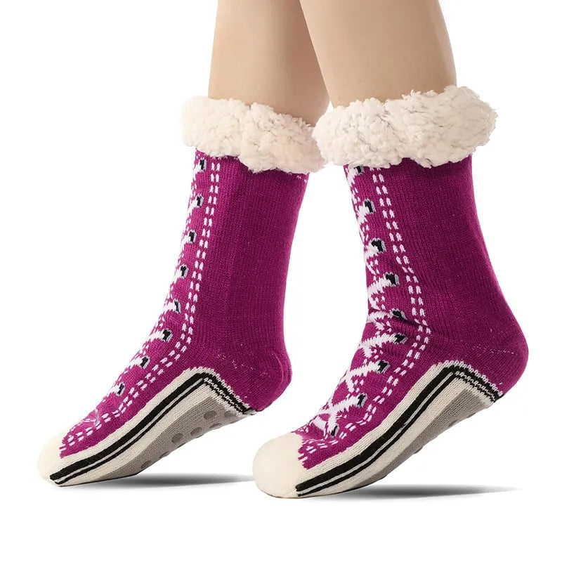 🎅Xmas Sale 49% OFF🎄 Ultra-thick Cashmere Slipper Home Socks