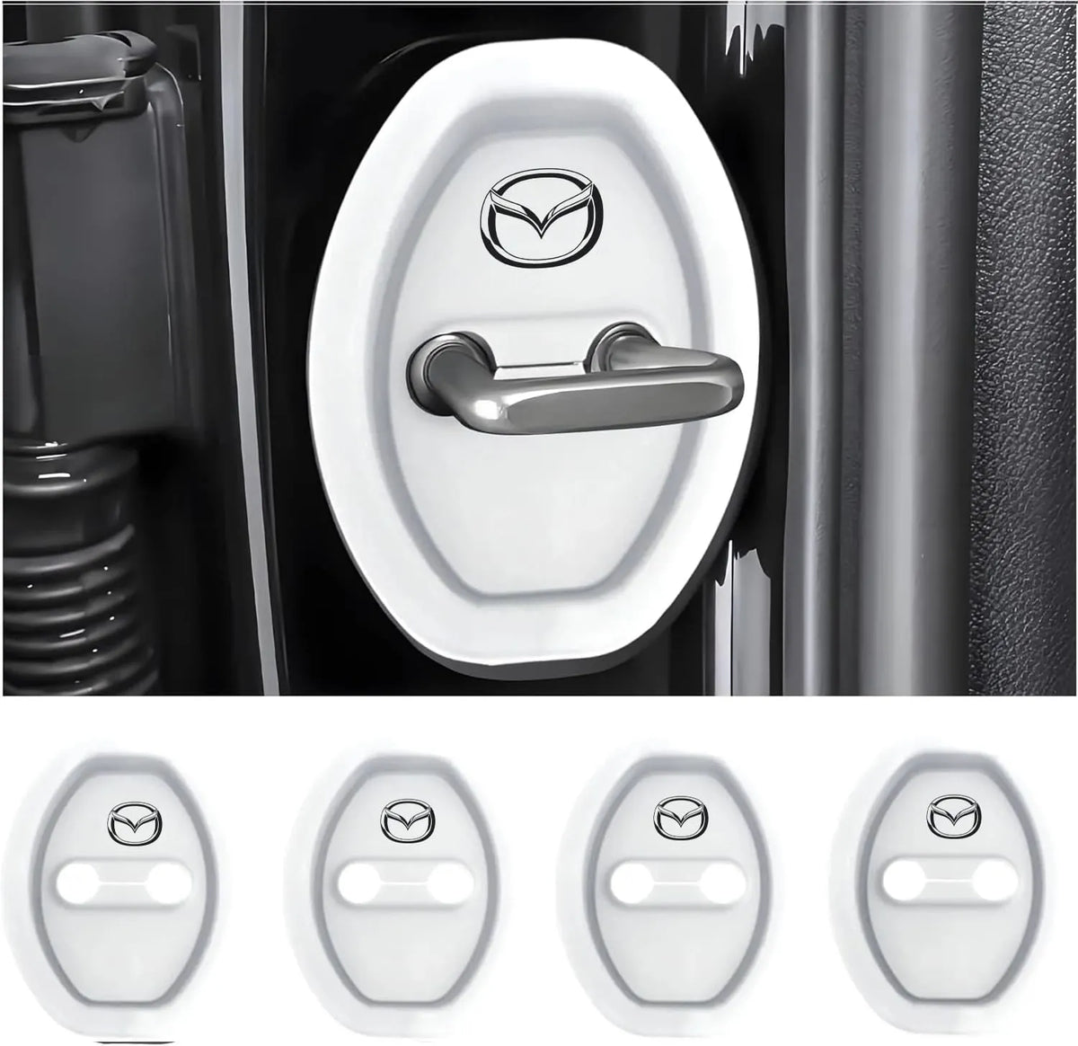 Eptchn Universal Silicone Car Door Covers Protector (4 PACK)