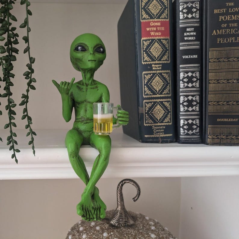 Funny Alien Statue