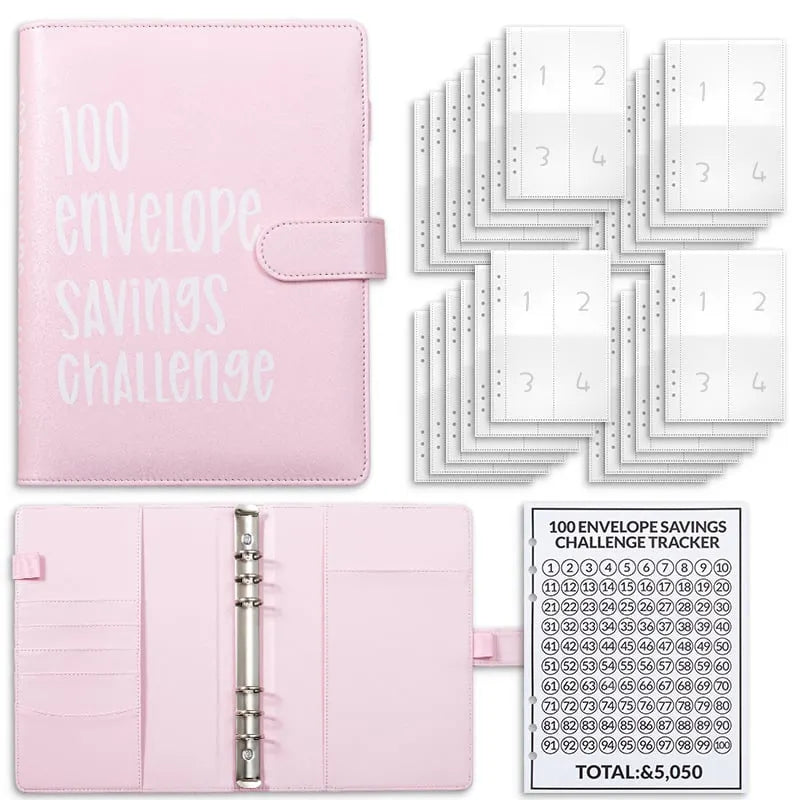 🔥Last 4 hours Sale: Save 50% -100 Envelopes Money Saving Challenge
