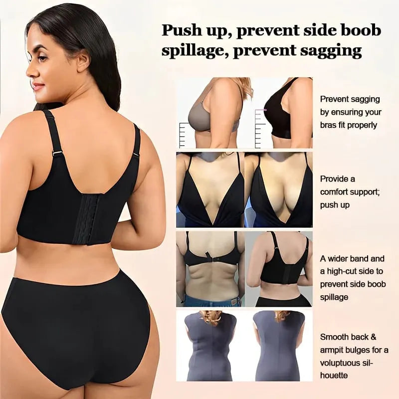 ⏰NEW YEAR SALE 50% - Comfortable Back Smoothing Deep Cup Bra