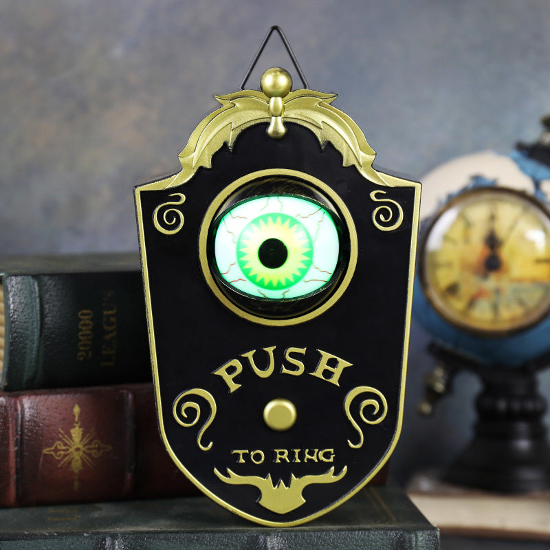 Halloween One-Eyed Doorbell Decoration