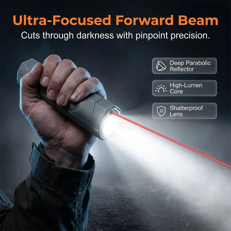 🔥HOT SALE🔥Infrared Laser Flashlight with COB Magnetic Base🔥