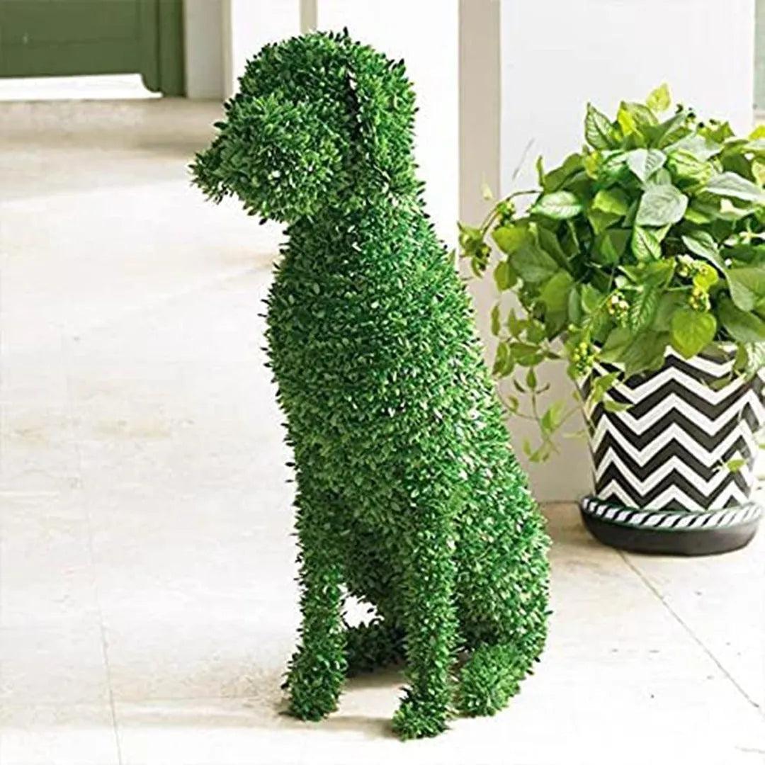 Decorative Peeing Dog Topiary
