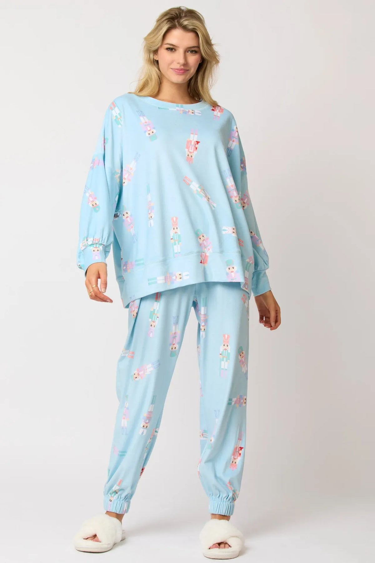 CHRISTMAS TREES AND BOWS PAJAMA SET