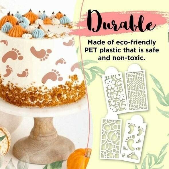 (Early Mother's Day Sale- SAVE 🔥48% OFF🔥) Cake Decoration Stencil