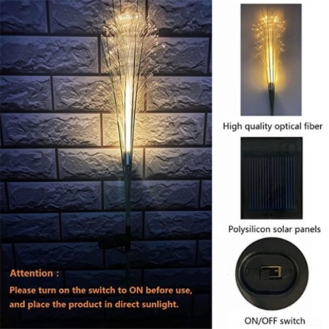 🔥LAST DAY 48% OFF🔥Reed Fiber Optic Light[Outdoor Solar Garden Lights]