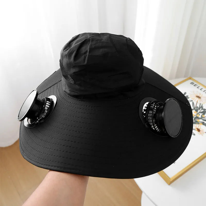 🎁Hot Sale 50%OFF💖Ultralight Solar Fan Sun Hat