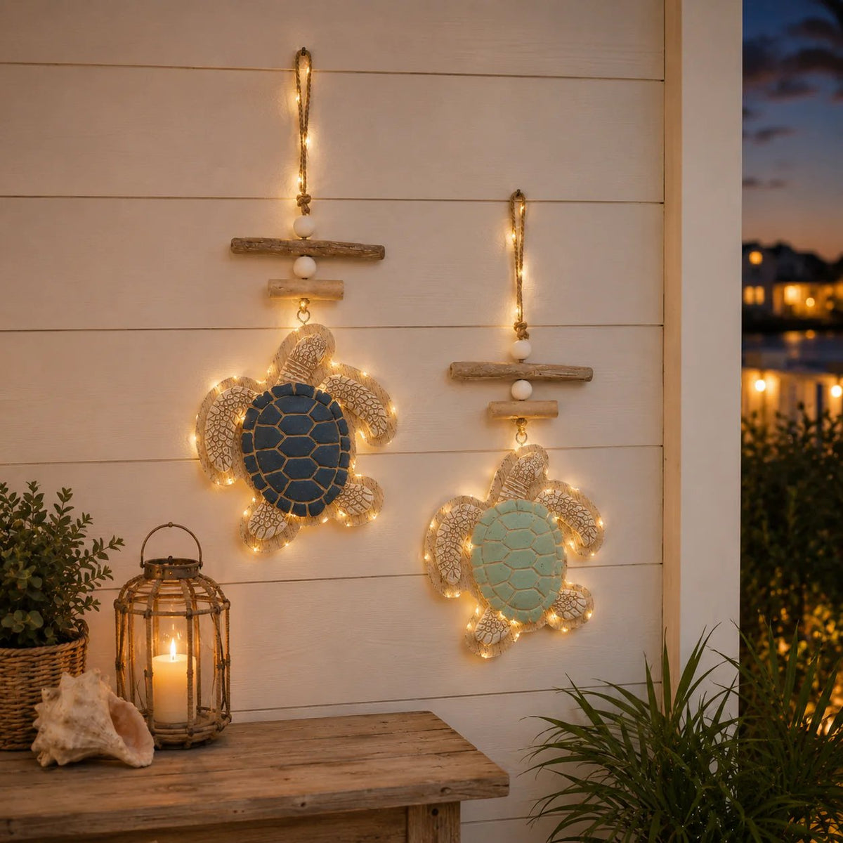 🔥HOT SALE🔥🔥Last Day 49% OFF🔥Glowing Coastal Sea Turtle Wall Art