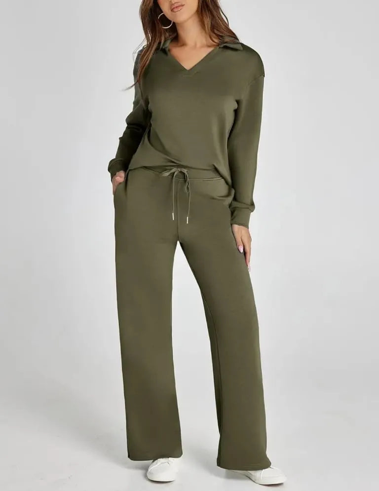 Women's 2 Piece Sets Outfits Casual Long Sleeve Sweatsuits Sets (Buy 2 Sets Free Shipping)