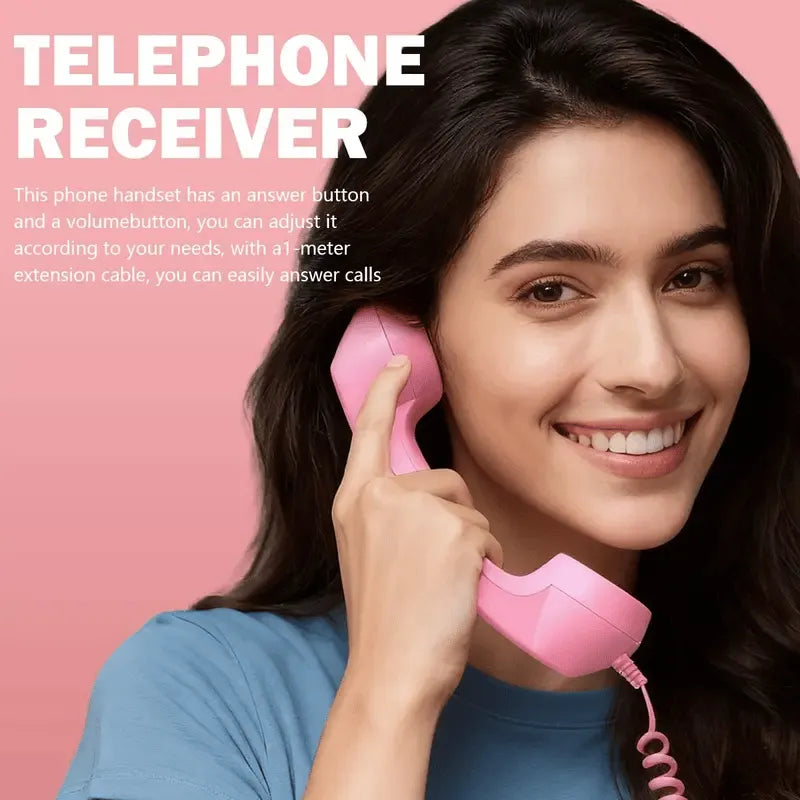 🎉 Retro telephone handset with Type-C interface 📞
